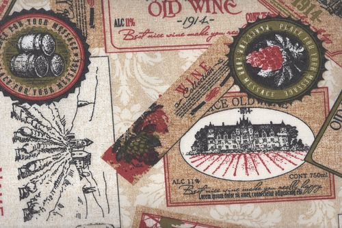 Resinated tablecloth Lon Wine