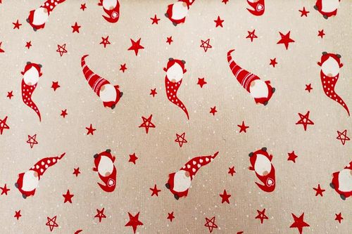 Linen Christmas Colac red