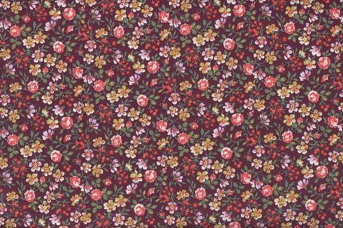 Country Floral 12 Burgundy