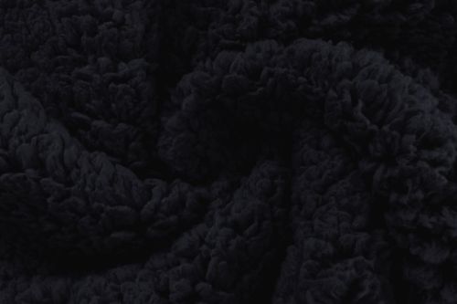 Shearling fabric Extra Soft Black