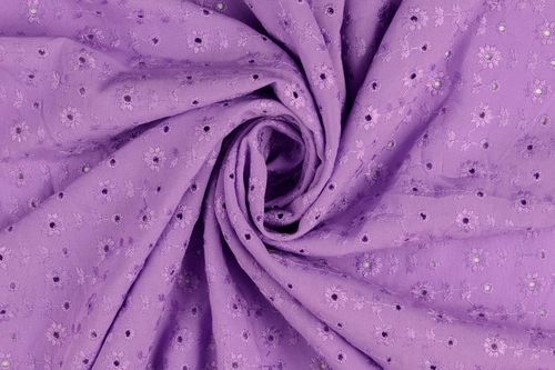 Embroidered viscose 208771-3024 Lilac