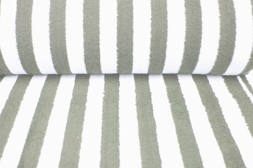 Tela de toalla stripes Gris