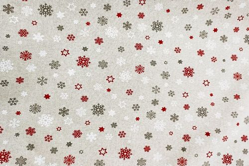 Manteleria de Navidad Snowflock lurex