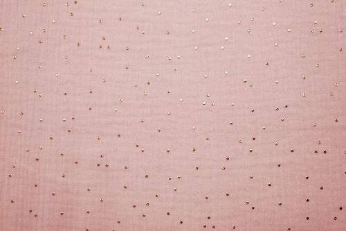 Muselina de algodón pimiz rose blush