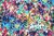 Stamped cretonne Darnaud Multicolore