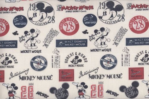 Disney Mickey Honest & Honor Ecru 78419