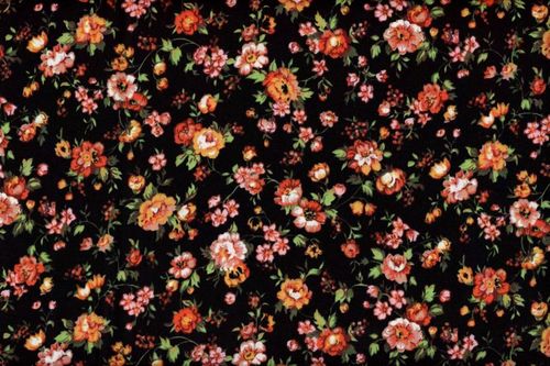 Country Floral 02 Black