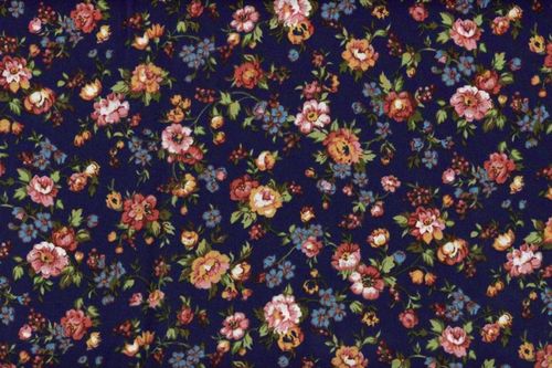 Country Floral 02 Navy