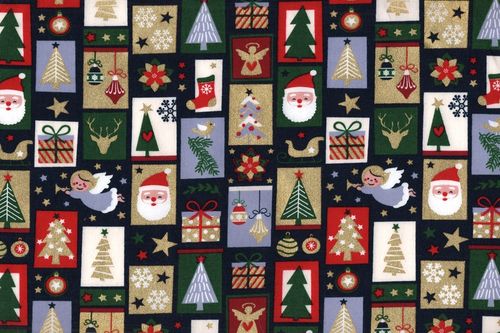 Telas de Navidad 18736-008