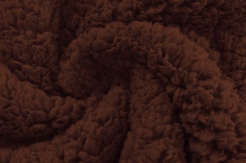 Shearling fabric Extra Soft Chocolate