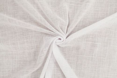 Lace curtain optical white