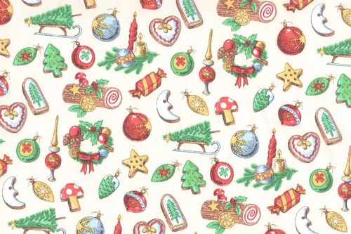 Patterned Chintz Christmas Time