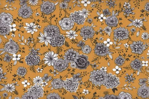 Patterned Chintz Floral Curry