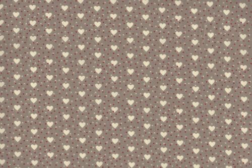 Patterned Chintz Mini Couer Taupe Ivoire