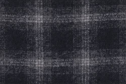 Wool Fabric Navy Grey