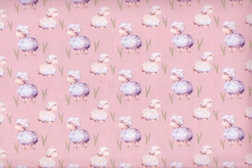 Digital poplin 18110-12 Sheep Rose